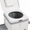 Camping Toilet Foldable Trash Can Easy Clean Compact Portable Potty Travel for Hiking