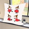 1PC Funda de Almohada Cuadrada de Dibujos Animados Linda N-MoominS Dormitorio Sofá Ocio Cojín de Confort Coche Decoración del Hogar
