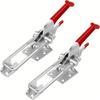 Pachet de 2 / Pachet de 4 Cleme U Rezistente, Șurub U Blocabil Automată Reglabil de Peste 7,87 Inch pentru Echipament Industrial, Bagaje și Cap de Horn