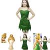 Fee Tinkerbell Cosplay Kleid Grün Pixie Kostüm Für Erwachsene Mit Niedlichem Design Und Baumwollmischgewebe