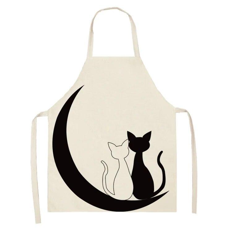 Kitchen apron and cute and cute sleeveless man in men's women and women cleaning the house with anti grass fencestocleanthehouse