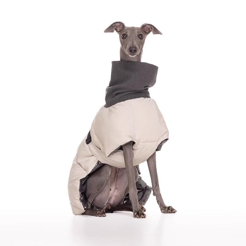 Moda Inverno Levriero Italiano Abbigliamento Cane Collo Alto Whippet Cappotto Cane Caldo Regolabile Terrier Senza Aria Belington Giacca Cane