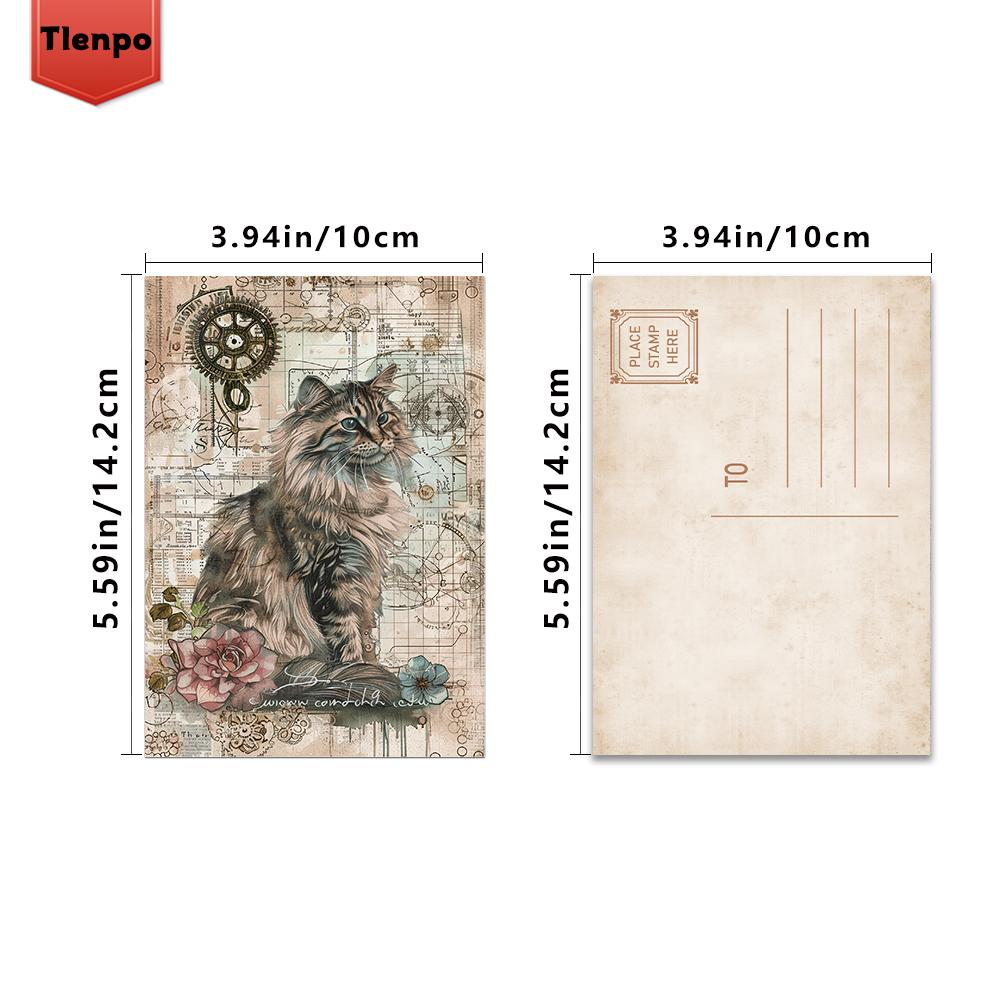 32pcs, Retro Punk Postcard, Mechanical, Birthday/Anniversary Gift, Collectible, Suitable for Gift Giving, Can Be Mailed.