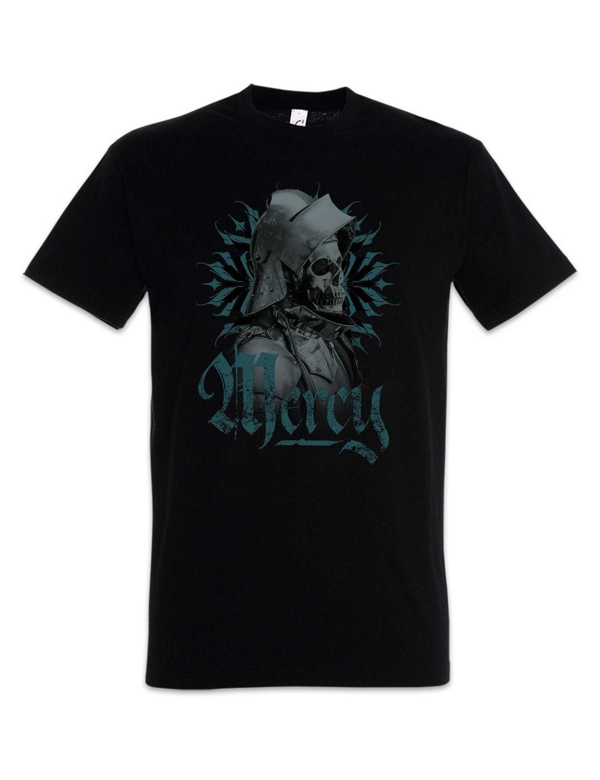 Mercy Knight T-Shirt Knights Virtues Medieval Crusader Dead Skull Knight Horror S
