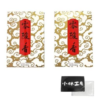 Kunmeido Eiheiji Temple's Famous Reiryo-ko Incense Sticks, Large Bulk Size, Value Pack of 2 (160g X 2) with Pocket Tissue Set