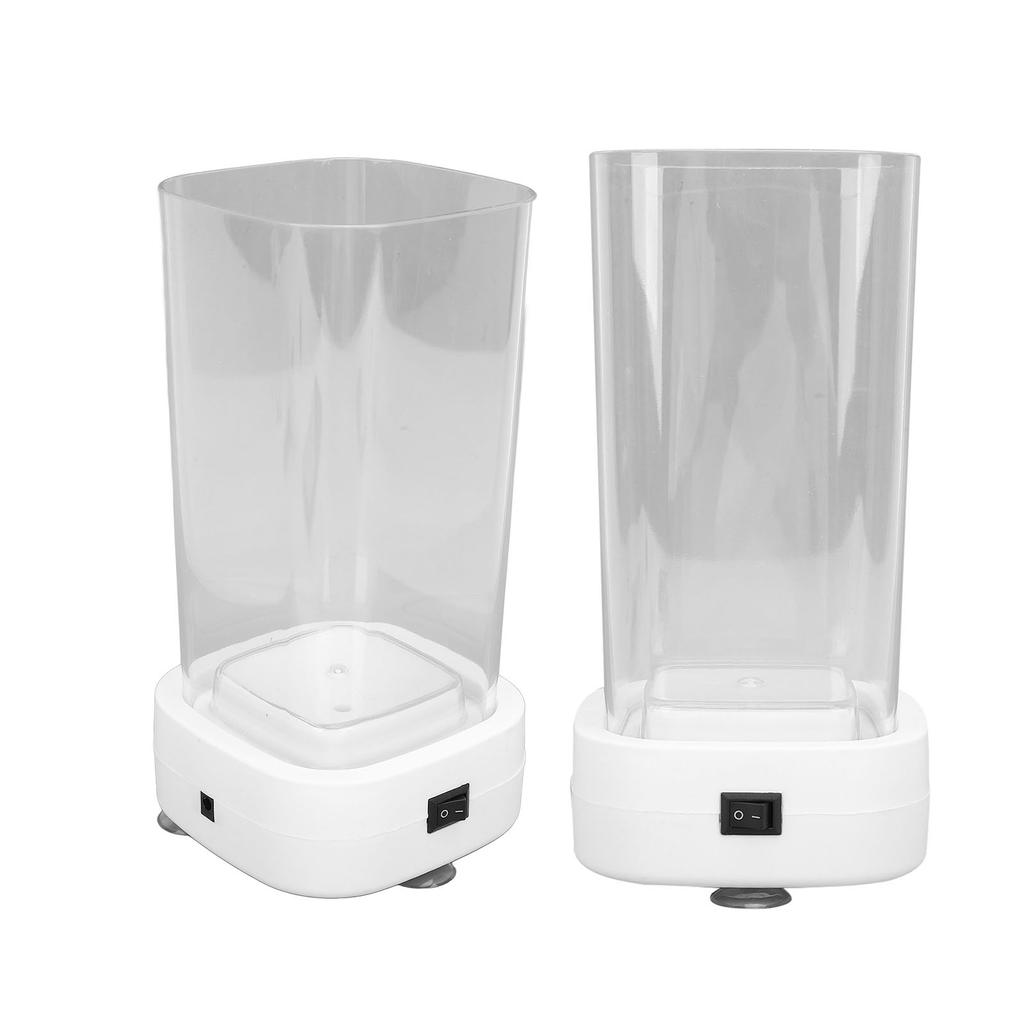 Electric Makeup Brush Cleaner Rechargeable Clear View Vibration Eyeglass Cleaner Machine for