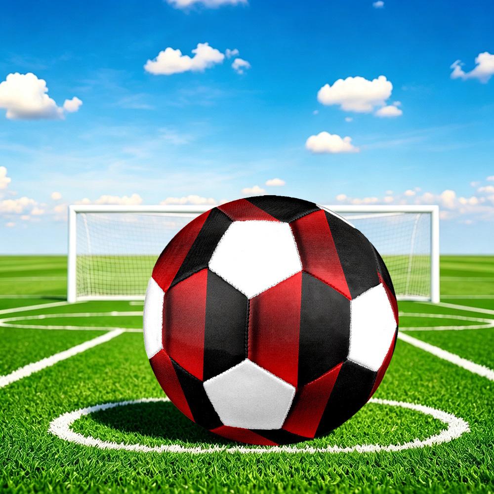 1pc Abstract Gradient Lightweight PVC Training Soccer Ball, Size 5, Suitable for Indoor and Outdoor TrainingGift Y60386