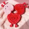 Plush Heart Shaped Toy For Valentines Day Gift For Girls And Kids
