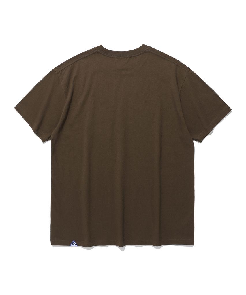 ISTKUNST Scene Band Tee_Brown(Ik2Emmt510A)