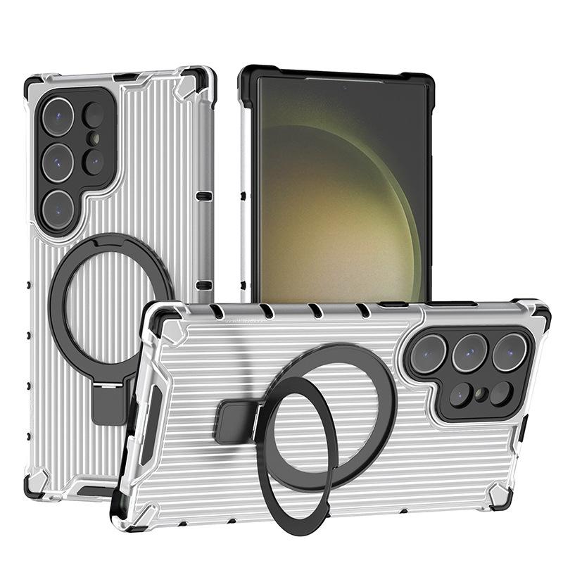 Samsung S25 Ultra/A55 Magnetic Ring Holder Airbag Case
