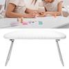 Striped Leather Nail Art Hand Pillow Foldable Stand Nail Rest Cushion Nail Arm Rest  For Nail Techs