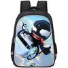 Versatile The Venom Last Dance Cartoon Pattern Backpack For School With High Durability And Comfort