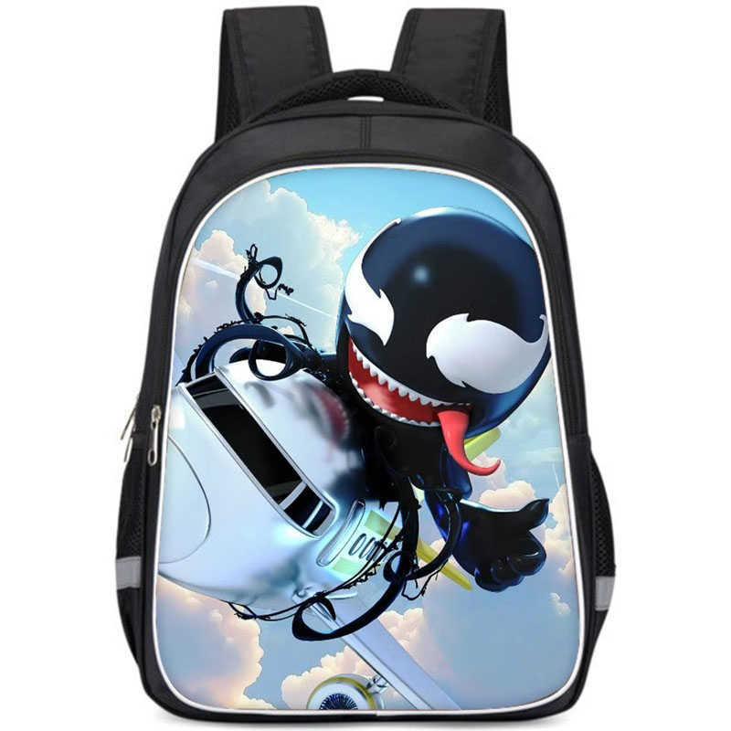 Versatile The Venom Last Dance Cartoon Pattern Backpack For School With High Durability And Comfort