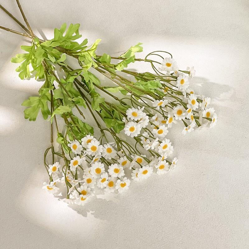 30 Heads Daisy Artificial Flowers Plastic Fake Bouquets Arrangement For Home Decor Garden Wedding Decoration Vase Accessories