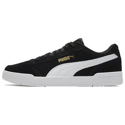 Caracal Black White Unisex Sneakers Team-Gold 370304-01