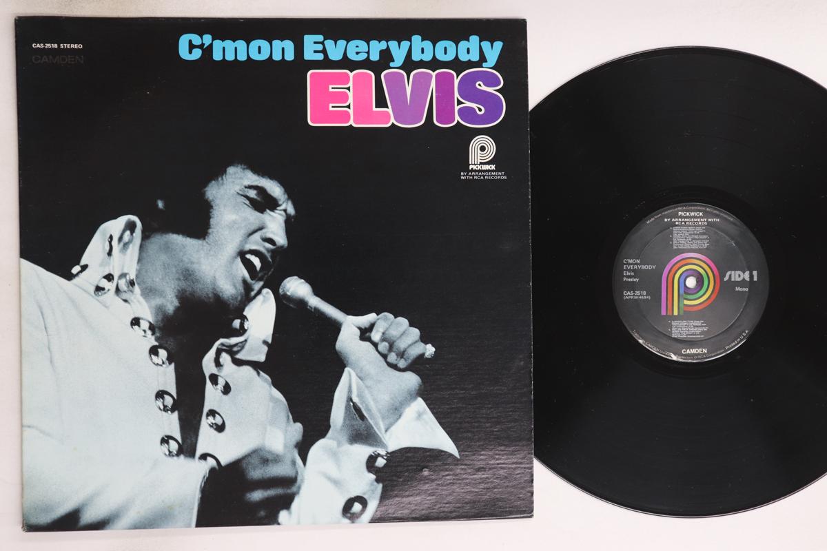 

LP Record ELVIS PRESLEY - C mon Everybody CAS2518 PICKWICK 1975 US Rock Used