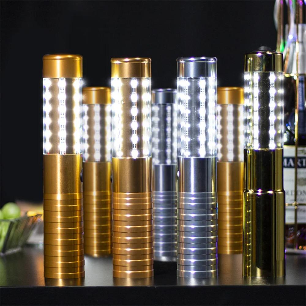 LED Strobe Baton Champagne Wine Bottle Service Sparkler for Nightclub KTV Bar LED Flash Sticks Bottle Flash Baton Decor Light