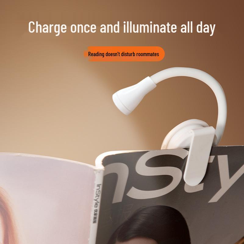 Portable LED Night Light: Eye-Safe, Clip-On Design for Reading and Studying