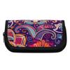 Pen Case Simple Design Durable 300D Polyester High Capacity with Dual Compartments for Pens Ruler Eraser Scissors for Boys Girls