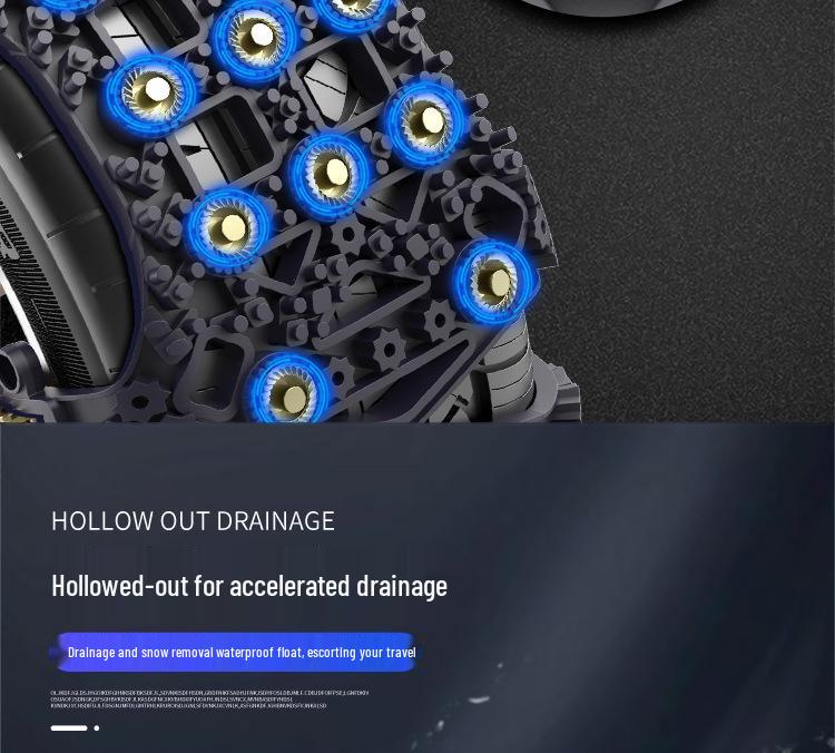 Universal Car Emergency Anti-Skid Tire Chains for Sedans and SUVs - Snow Track Safety