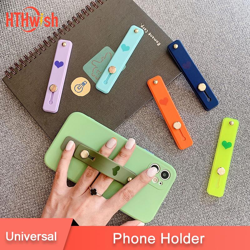 Supporto universale per telefono con fascia da polso, impugnatura per anello di lusso, supporto per smartphone estremamente sottile, staffa con presa incollata