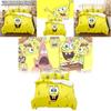 Spongebob Squarepants Bedding Set With Polyester Fabric For Kid And Teens Sleep Decor