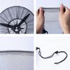Mesh Round Electric Fan Covers Safety Anti-Pinch Protector Household Universal All-Inclusive Floor Dust-Proof Cover Modern
