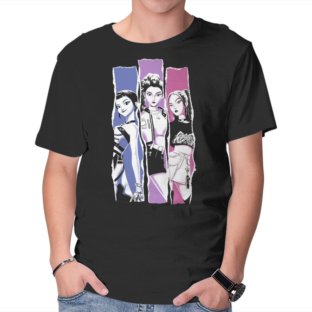 Unisex Crew Neck T-Shirt Glowing Graphic Short Sleeve Casual Tee XL