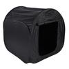 Kids Sensory Tent Portable Pop Up Children Play Tent Black with Door and Window for Indoor