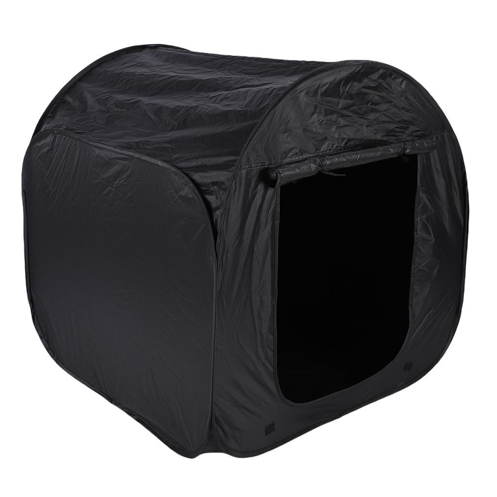 Kids Sensory Tent Portable Pop Up Children Play Tent Black with Door and Window for Indoor