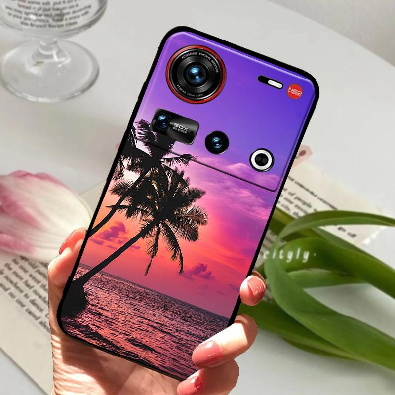 For ZTE Nubia Z70 Ultra 5G Case NX733J Shockproof Soft TPU Silicone Phone Cover For ZTE Nubia Z60S Pro 5G Z50S Pro Bumper Fundas