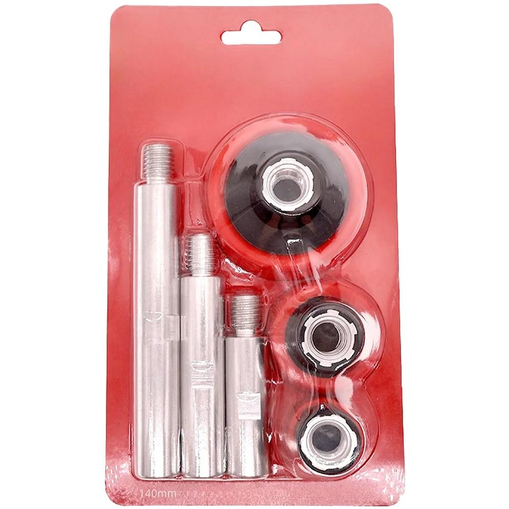 Polishing Pad Kit 1.2 2 3 Inch With Extension Rod For Car Detailing Alloy Backing Plate Soft Edge Buffer Tool Set