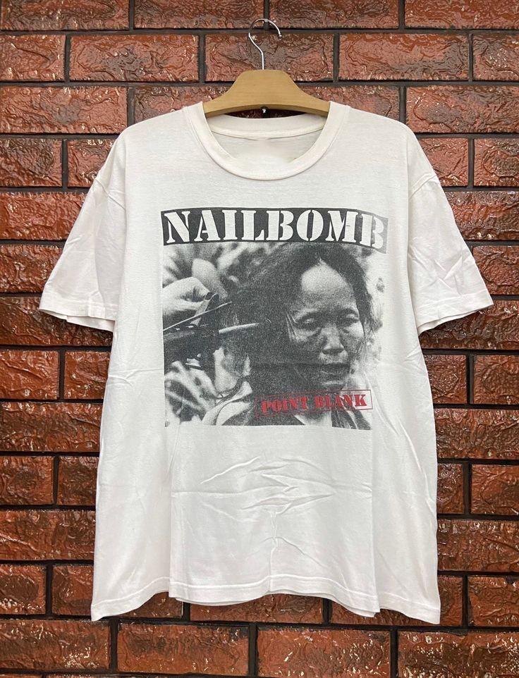 Nailbomb Rock Band Point Blank T-shirt All Size S to 5XL NE605 Unisex T-Shirt M