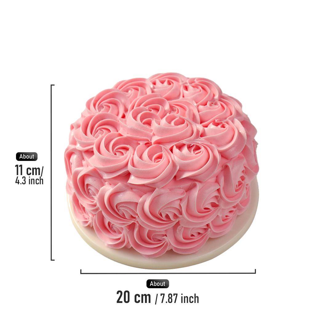 6 Inches Heightened High Simulation Cake Mode New Net Red European Fruit Birthday Fake Cake Plastic Window Sample Display