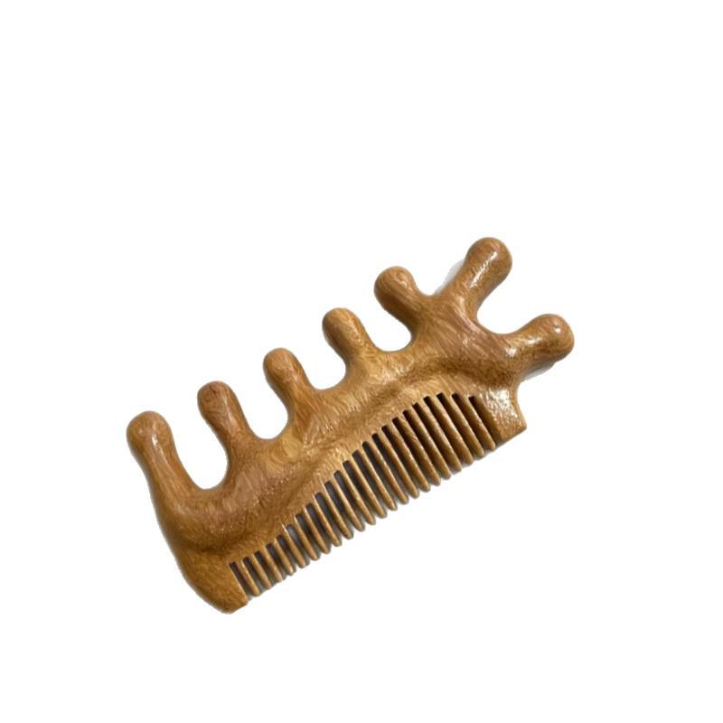 Sandalwood Five-Claw Head Massager Comb - Meridian Scalp Scratcher
