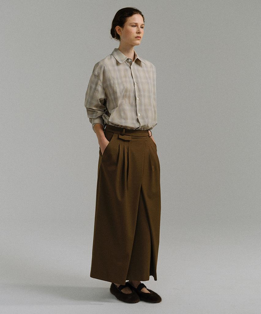 Aubeuawo Bud Wrap Skirt (Mocha)
