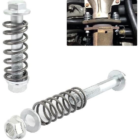 M10X1.25X75Mm Exhaust Bolts And Nuts Kit,Includes 2 Sets Exhaust Manifold Bolts+Exhaust Springs+Nuts+Gaskets,Auto Parts Replacement Exhaust Bolt And M10x1.25