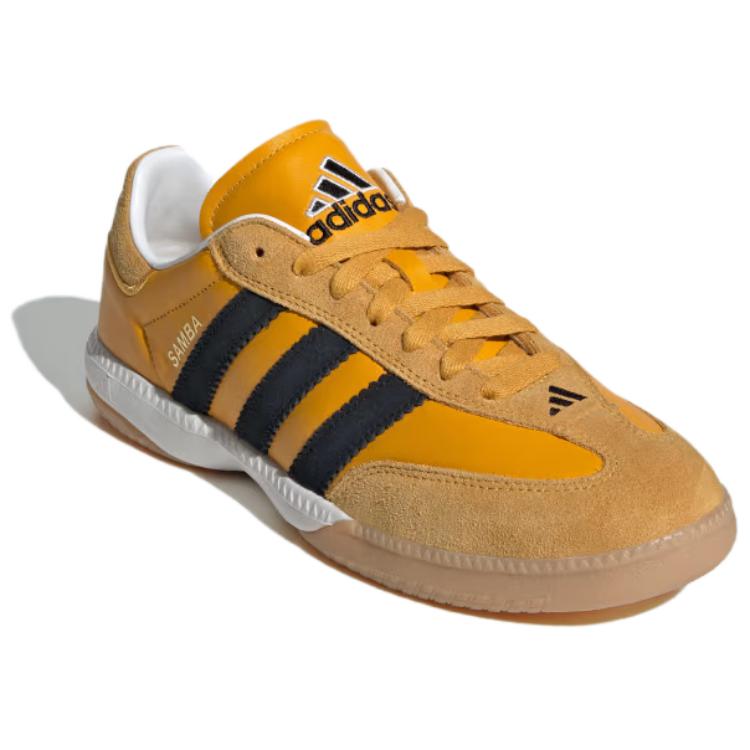 Adidas Samba Millennium Crew Yellow Black Unisex Sneakers Core-Black Gum IE9111
