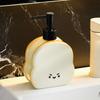 580ml Ceramic Hand Sanitizer Dispenser Bottle, Light Luxury High-end Bathroom Shower Gel, Shampoo Press Bottle Shampoo Dispenser