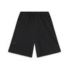 Li Ning Sports Lifestyle Series Solid Color Mid Waist Breathable Versatile Five Point Casual Shorts Women Shorts Black AKSU598-2