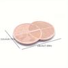 Portable Efficient Makeup Brush Cleaning Mat with Suction Cups, Low-Allergen Double-Sided Round Pad, Reusable Brush Cleaner Pad