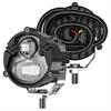 Car Motorcycle Spotlight LED Dual Color External Spotlight Far & Near Off-road Vehicle Truck Motorcycle Modified Work Headlight