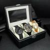 Lockable Jewelry Box 2/3/6/10/12 Grids Watch Display Box Watch Storage Box  Father's Day Gifts