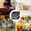 6sheets 312pcs Self Adhesive Alphabet Stickers Waterproof Vinyl Letter Decals For Scrapbooking Mailbox Poster Crafts