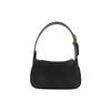 Gucci Aphrodite Gold-Plated Double G Logo Zipper Closure Leather Underarm Bag Mahjong Bag Handbag Shoulder Bag Women Bags Black 739076-AAA9F-1000
