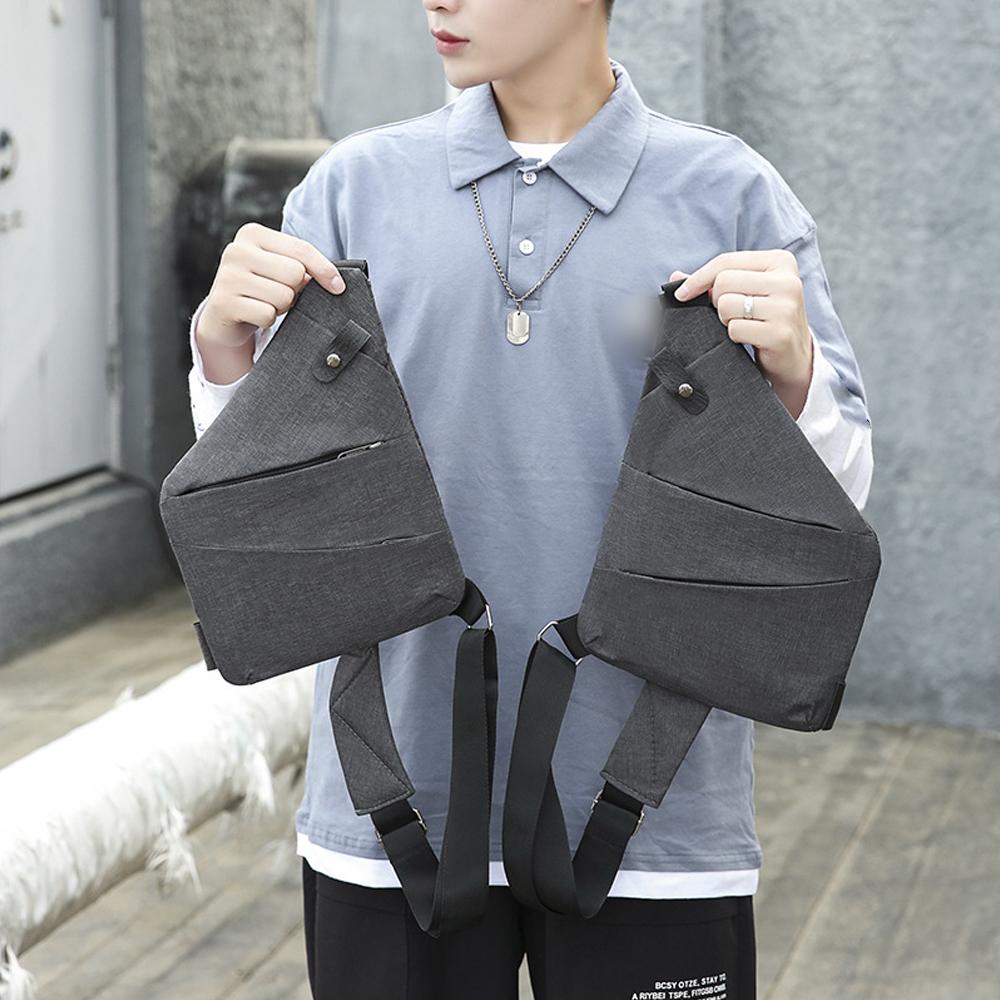 Shoulder Bag Chest Bag for Men / Women Lightweight Multi-functional Travel Sling Bag Scientific