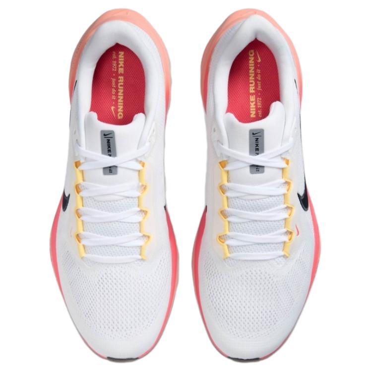 New Nike Zoom Pegasus 41 Anti Slip Wear Resistant Low Top Casual Running Shoes Men's White Orange IB6656-108