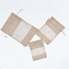 12pcs Single-sided Window Linen Bag Linen Drawstring Bag Cosmetic Jewelry Packaging Bag Lavender Mosquito Repellent Sachet Cloth Bag Drawstring Bag