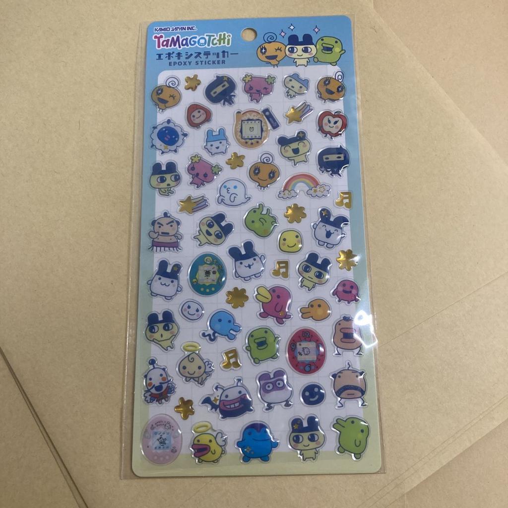 Epoxy sticker Tamagotchi sticker