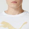 PUMA T Shirts Unisex White Crew Neck Moderate Straight Fit 625824-02